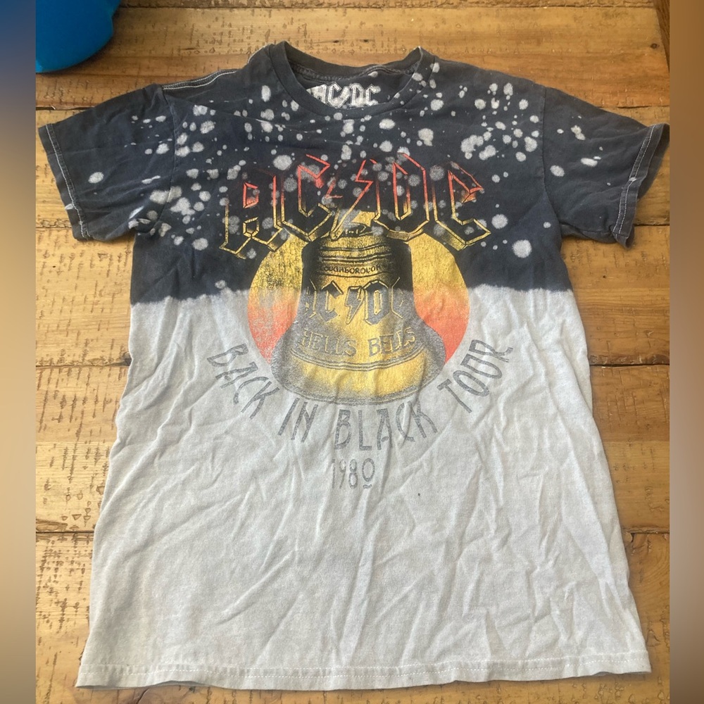 AC/DC Back In Black Tour Shirt XS